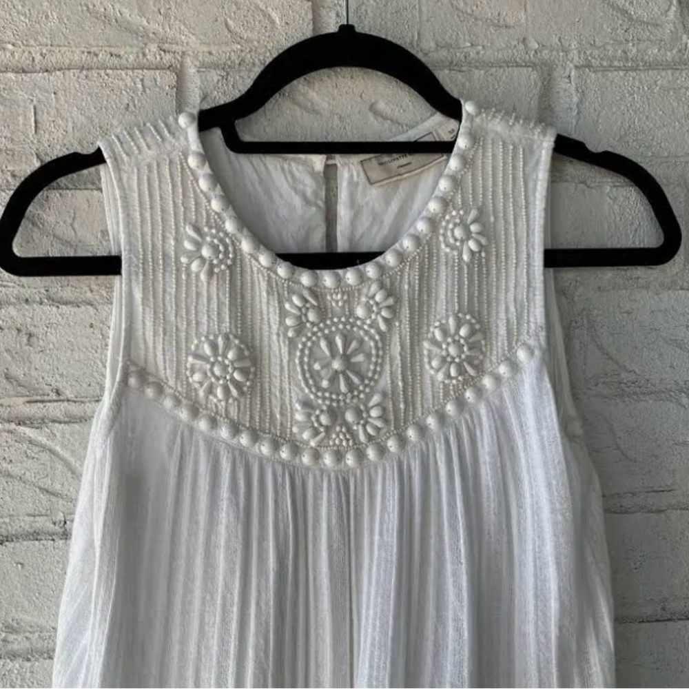 Anthropologie Moulinette Soeurs Embelished Top Sz XS